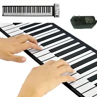 

Drop Shipping Portable 61 Keys Flexible Roll-Up Piano USB MIDI Electronic Keyboard Hand Roll Piano