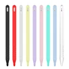 For Apple Pencil 2 Case Soft Silicone Holder Stylus Pen Cover Compatible For A-pple Ipad Tablet Touch pen Protective Case 2019