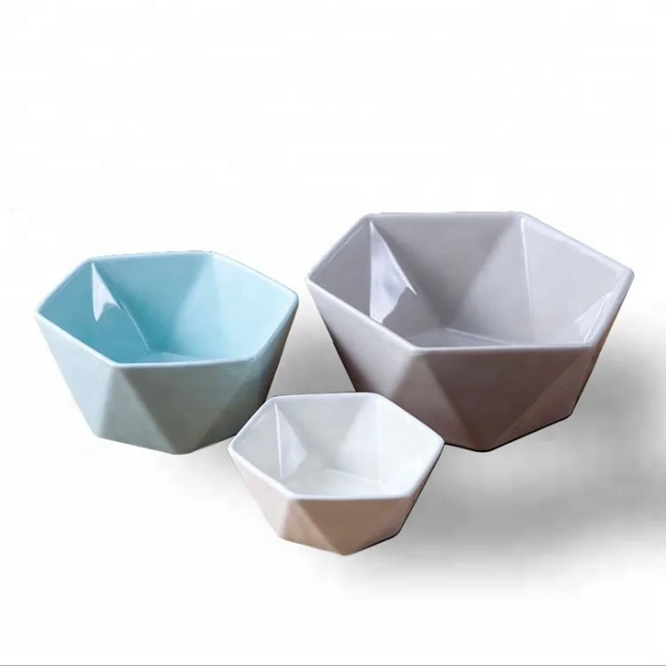 

Customized present fruit salad soup ceramic bowl for sale