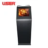 Retail guidance floor stand touch screen lcd advertising player 3g wifi with server software