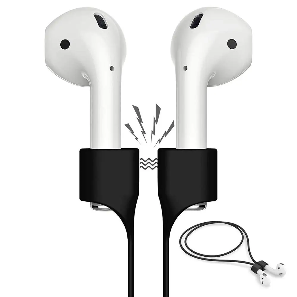 Magnetic Strap Anti-Lost Strap Sport String Silicone Cable Connector Accessories for Airpod 2 & 1