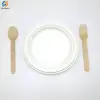 Party Disposable Biodegradable Bamboo Sugarcane Pulp Paper Plate 9 inches 10 inches