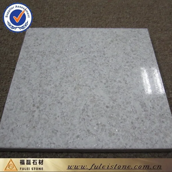 white granite with silver sparkles