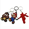 Wholesale cute pvc Super Mario cartoon key chain small gift super mario 64 plush toy