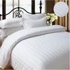 Hotel 100% Polyester Microfiber Pongee Peach Skin Bedding Set White