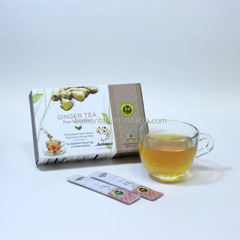 Organic Ginger Green Tea Extract Powder Without Sugar Or  