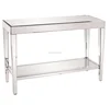 New cheap luxury living room storage mirror consoel table with one shelf
