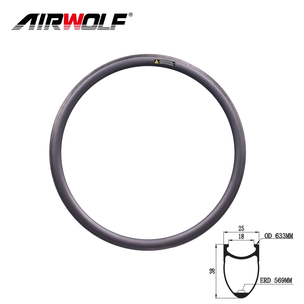 

50mm carbon rim for road bike wheels clincher/Tubular 23/25mm width  carbon Bicycle Rim