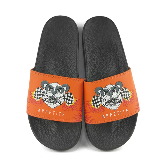 

Greatshoe China factory wholesale cartoon upper men slippers slide sandal, Requirement