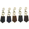 ya201 Crazy Horse Handmade Leather Key Ring Key Holder for Car