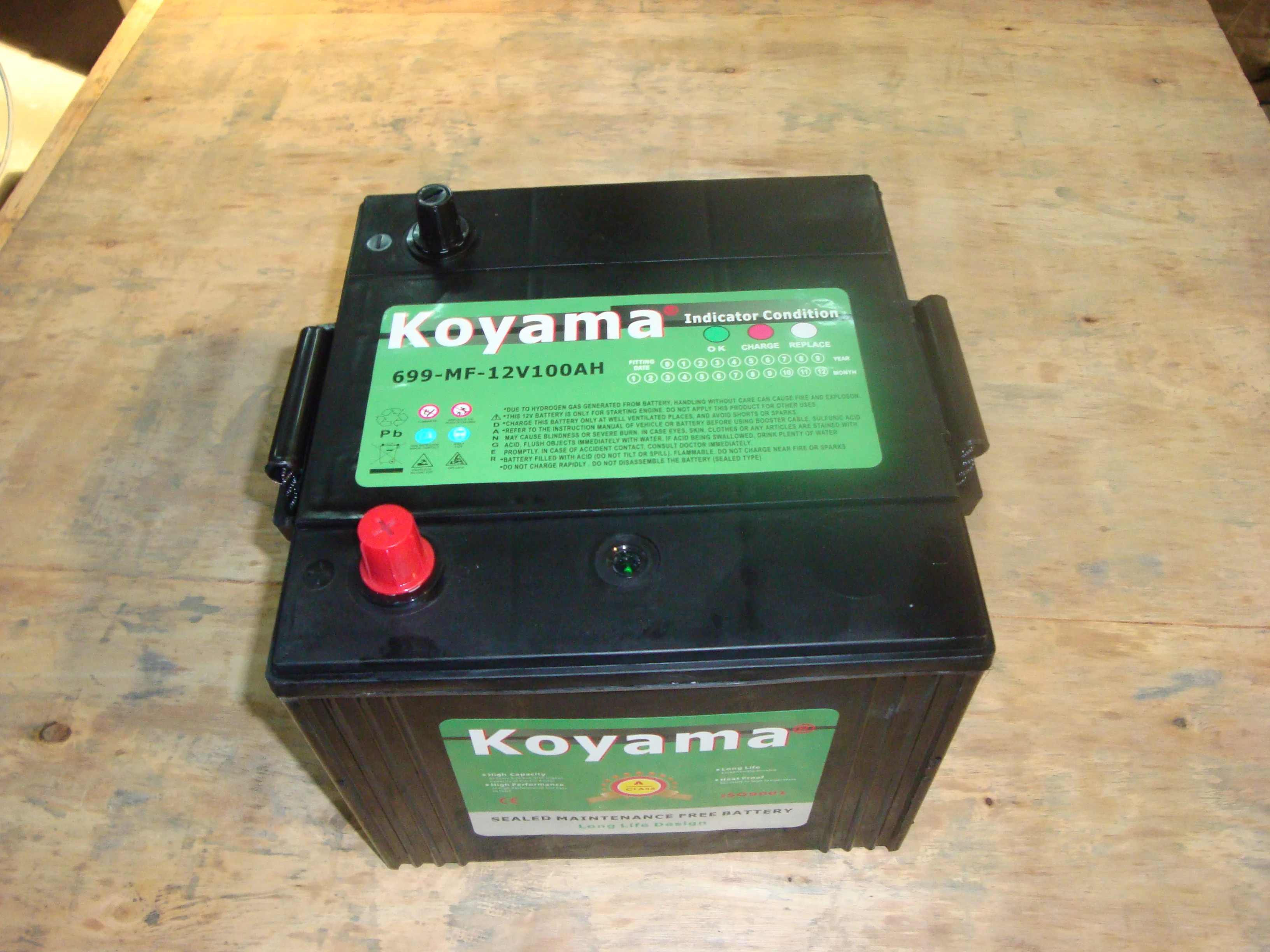 Us 6tn Car Battery 12v 100ah Dry Charged Military Battery Buy Heavy