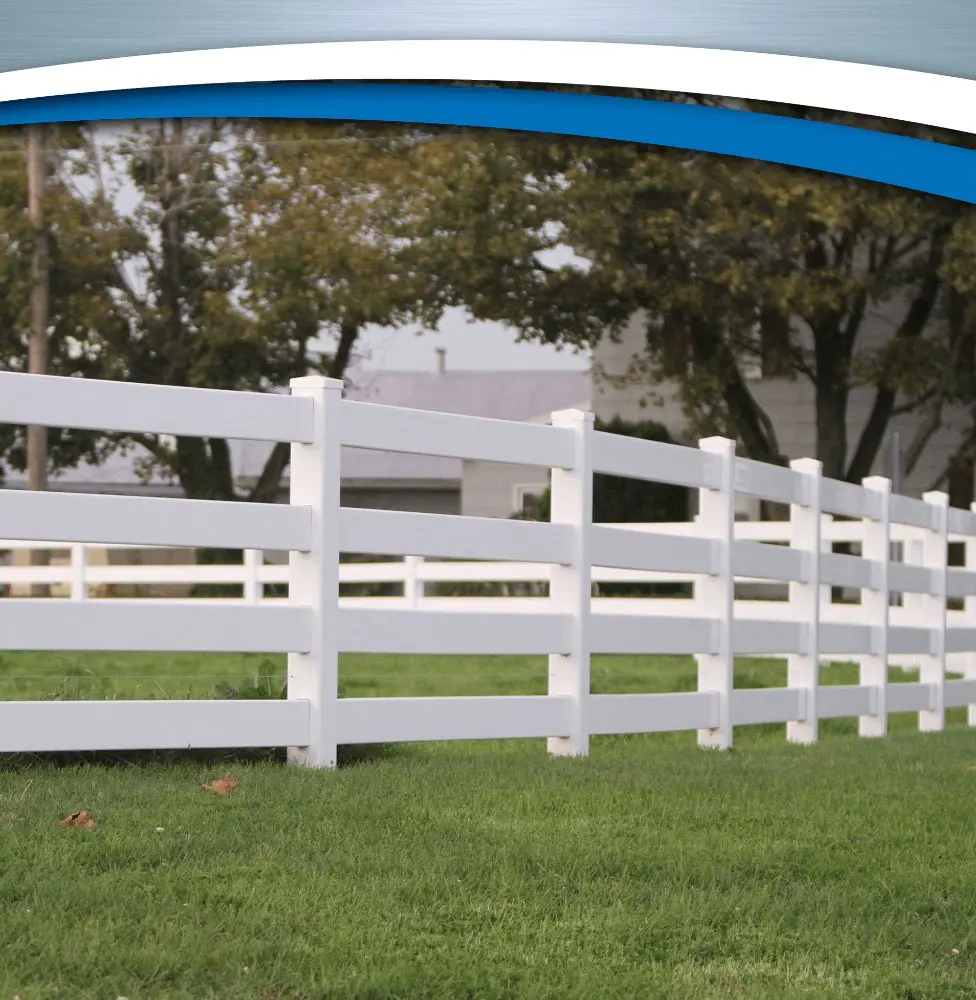 

SAM-UK factory Wholesale Various sizes easy to assemble UV-Proof white plastic white plastic High Quality Strong PVC Ranch Fence