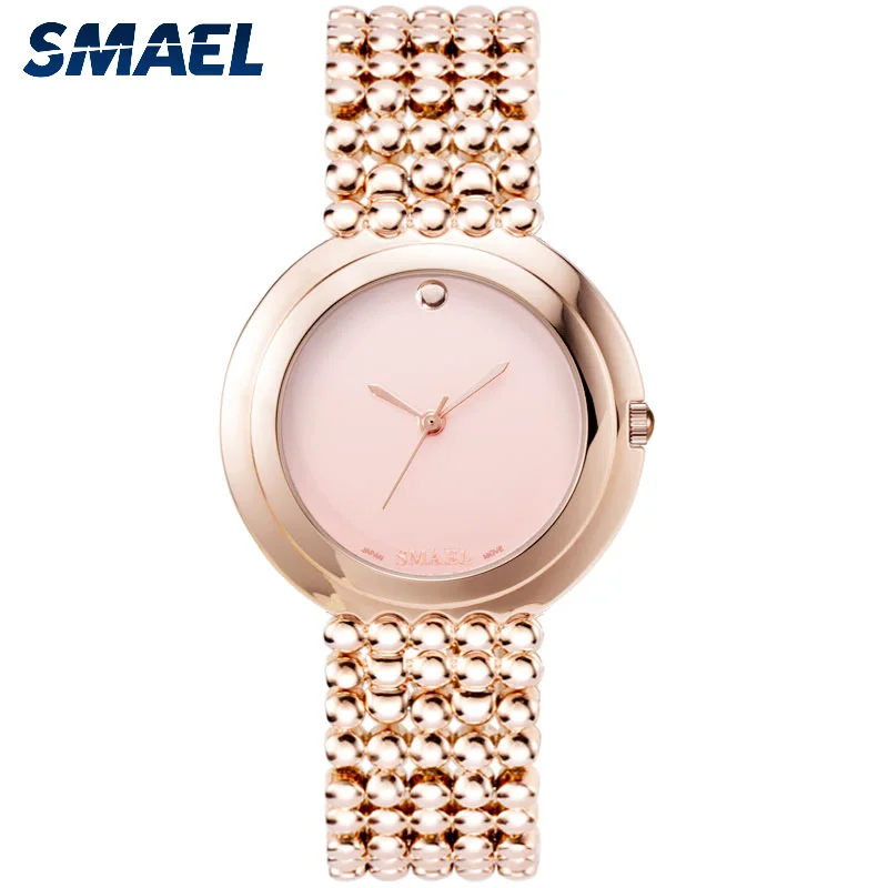 

SMAEL women wrist watch quartz water resistant watch 1885M, Black;gold;rose gold;silver;coffee