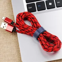 

MFI certified nylon braided usb charging cable with metal connector for iPhone 7/6