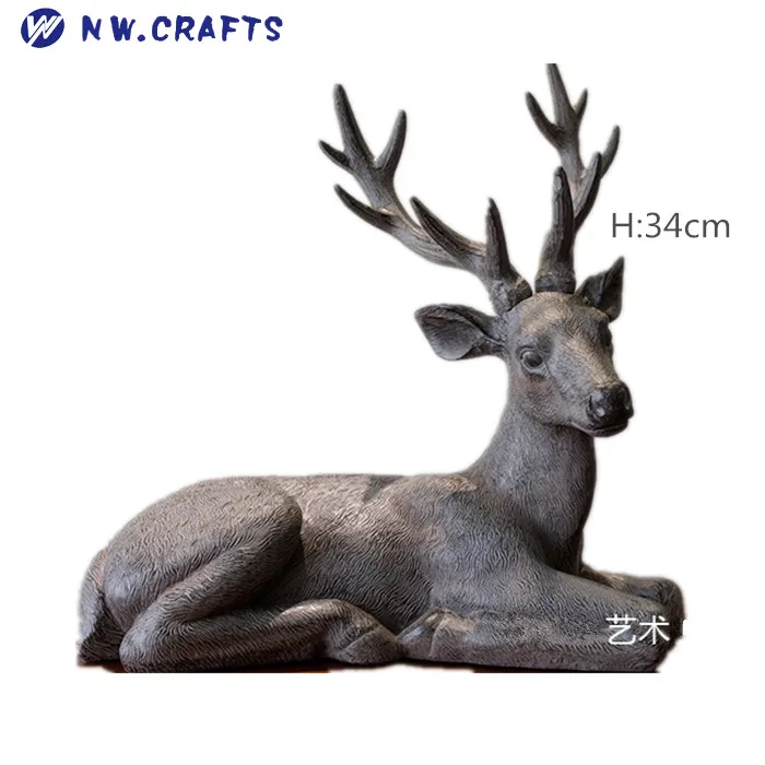 Antique Resin Deer Statues Home Decor Buy Deer Statue,Resin Deer