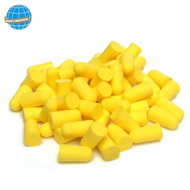 
60 Pairs Soft Foam Earplugs with Aluminum Carry Case 36dB NRR Ear Plugs 