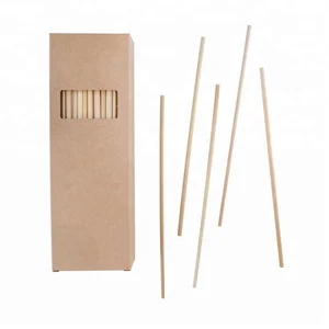 degradable wheat drinking straws natural material biodegradable bubble tea straw