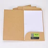 kraft paper 250g,2 pocket folders A4 file presentation pp file folder