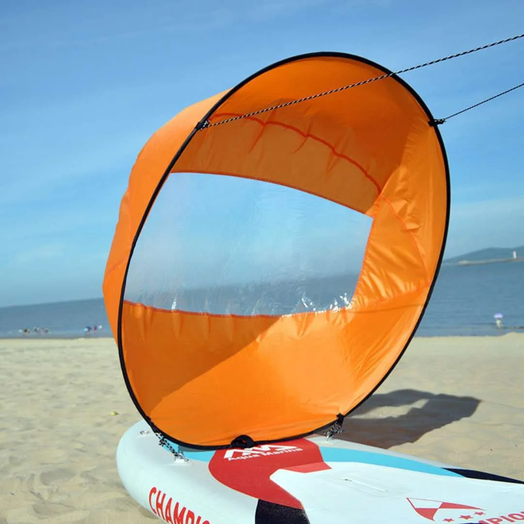

2019 Foldable Windsurfing Sea Kayak Wind Sail for Stand Up Paddle Board, Customized
