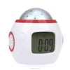 Big discount! Star light desk digital projection talking alarm clock desk musical clock with time and date