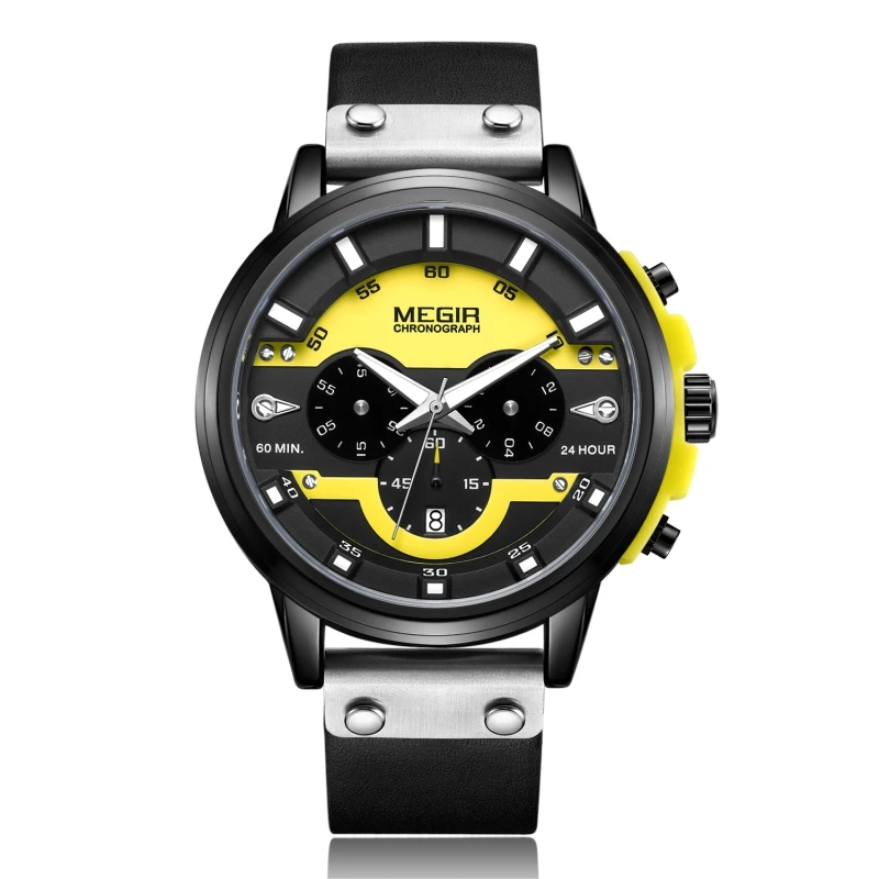 

megir factory low moq stock chronograph wrist watch