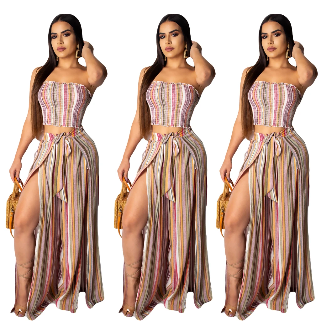 Women's casual solid sleeveless wide leg jumpsuit