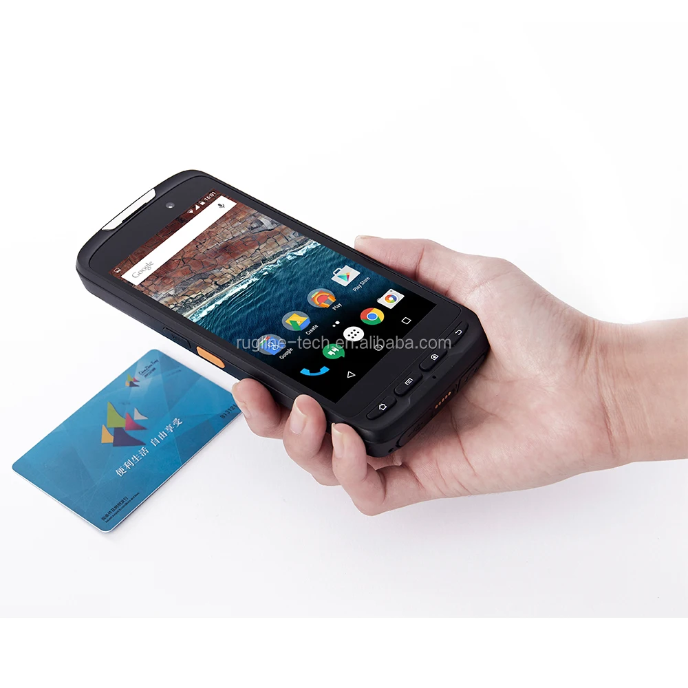 Tela de Toque Scanner de Código de Barras sem Fio com Wi-fi Handheld Android Nfc 2d Pistola Cradle Barcode Bluetooth Gps Leitor 4g Pda 8.1 9 8.1 NFC 2D Pistola Cradle Barcode Scanner