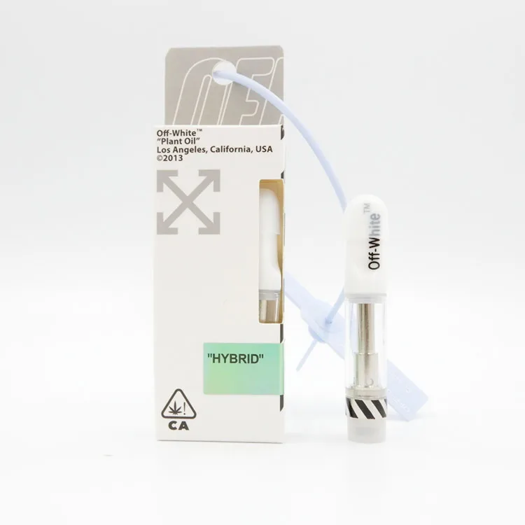 

Vape Carts Off White Cartridge Vape Cartridge Package Boxes 0.8ml