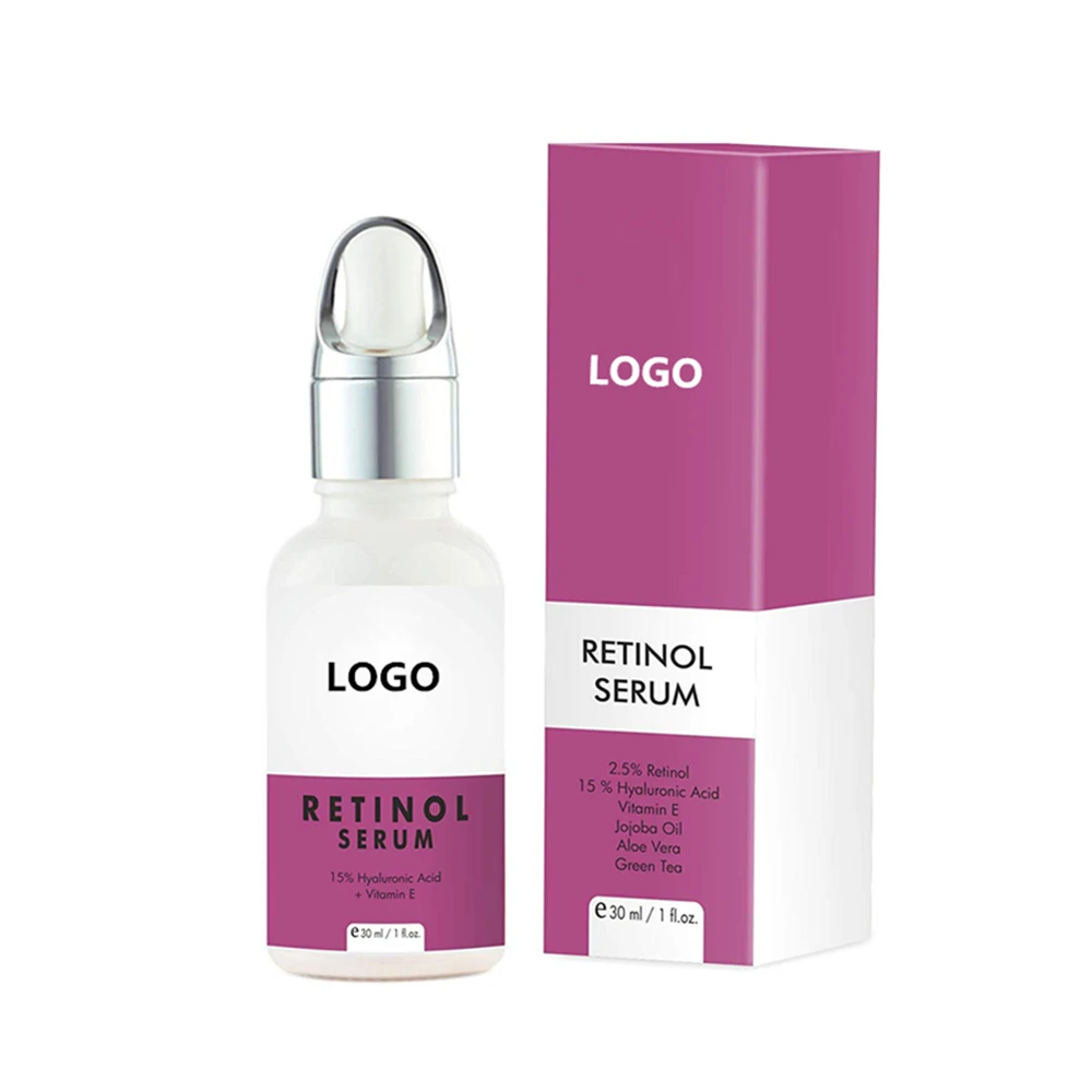 

Private Label Skin Care Anti Aging Anti Wrinkle Firming Organic Retinol 2.5% Serum