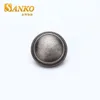 Hot selling round alloy metal shank button with custom logo