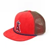 6 Panel Red Corduroy Summer Hip Hop String Trucker Hat