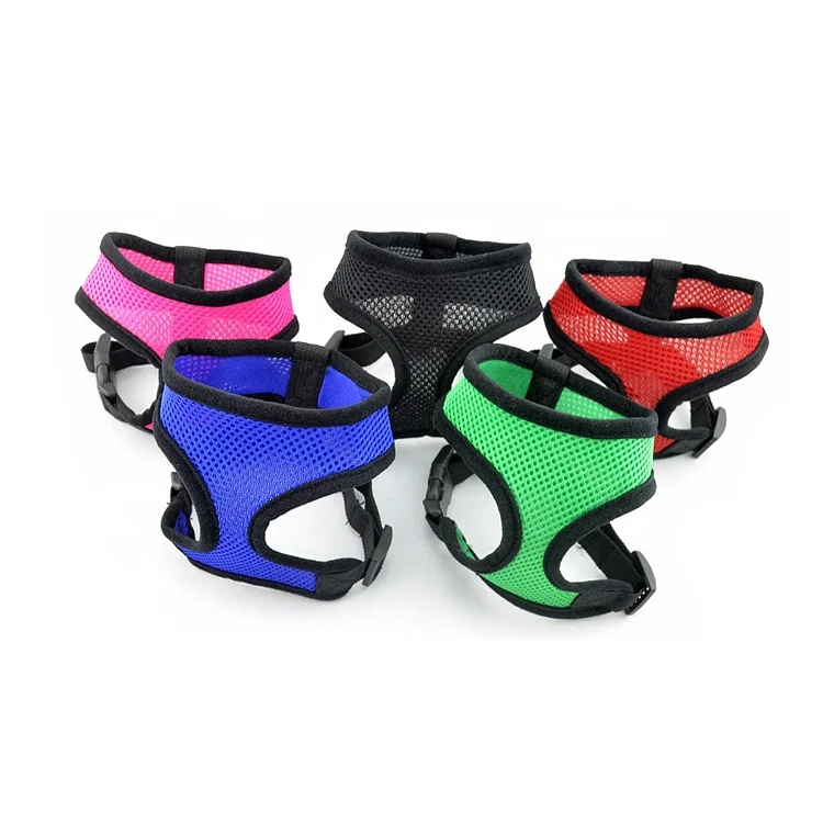 

Amazon Best Seller Body Small Mesh Fashion Dog Pet Harness for Dog, Red/green/black/blue/pink
