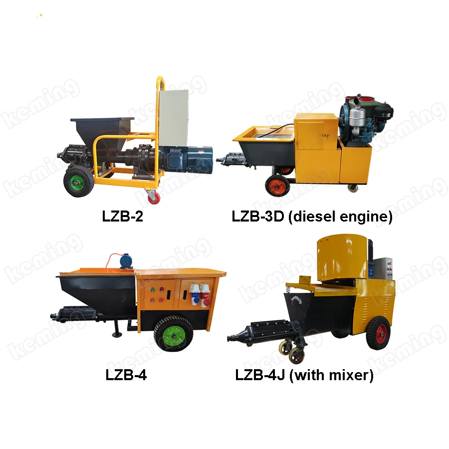 

High Pressure Small Screw Type Cement Grout Pump Machine