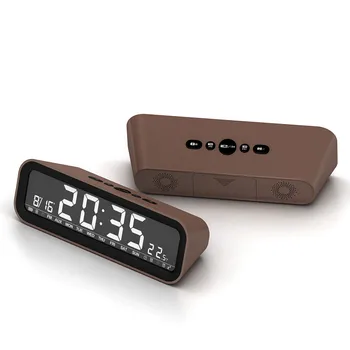 Newly Private Mold Abs Digital Alarm Clock With Nightlight And