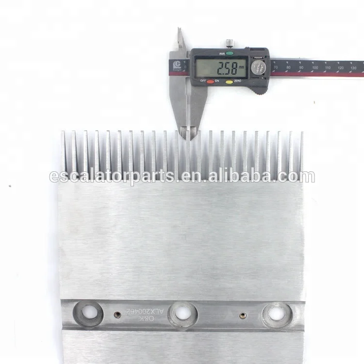 
KM5236481H01 / NZ1704957 Comb plate B7 for Escalator, Escalator spare parts, 198*206*12 mm 