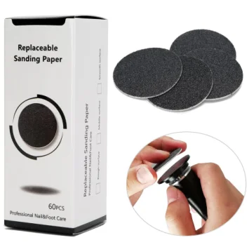 

Speed Controller 60 Extra Sandpaper Disk foot file pedicure, Pink/white/black