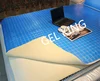 2019 new product OEM Skin cooling gel mattress single double bed ice mattress blue square,can be used on both sides