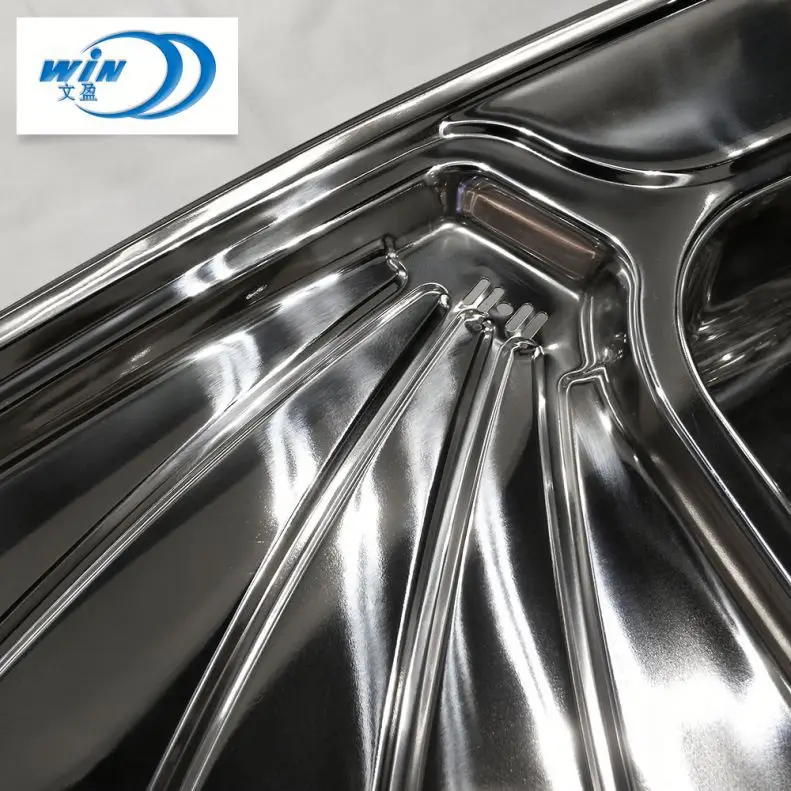 rechteckige Metallschüssel sinkt Outdoor Garden Double Bowl