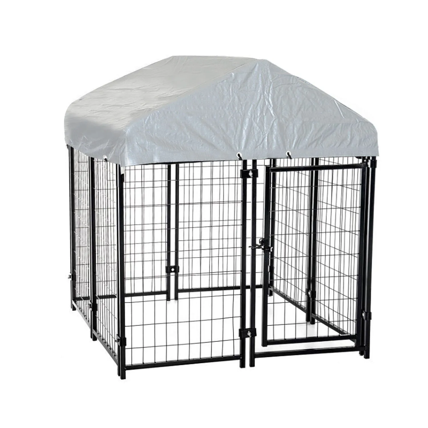 5x5x4' Powder Coated Welded Dog Kennel Fence Panel Buy Welded Dog Kennel,Dog Run Kennel,Dog