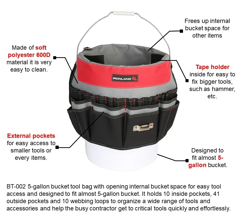 Bucket Tool Bag