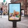 55'' super slim outdoor IP65 digital signage kiosk waterproof outdoor LCD display