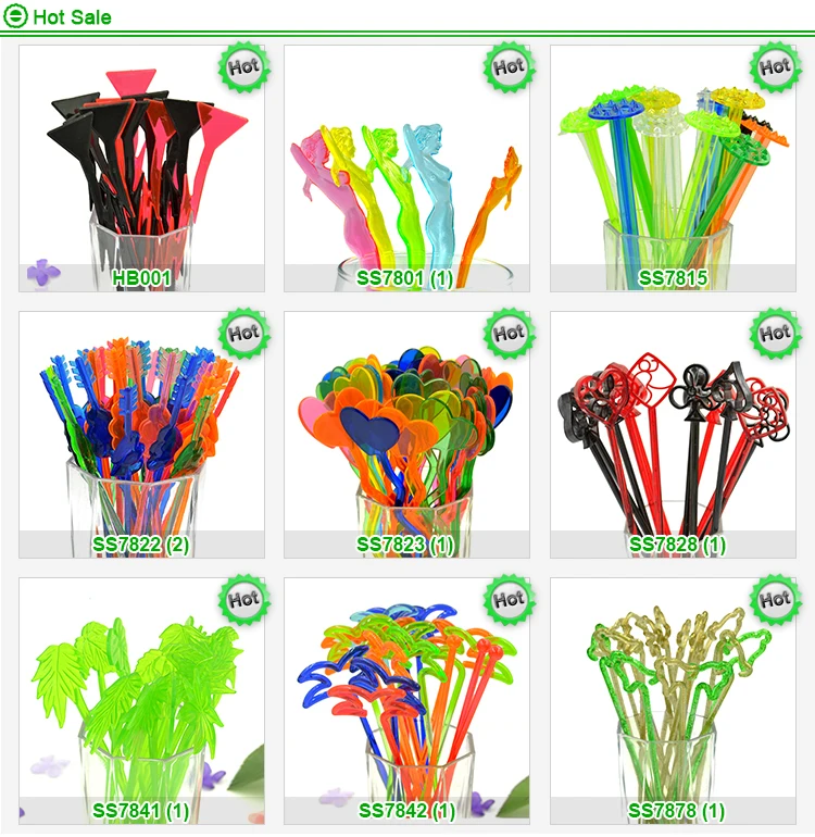 Cocktail Plastic Sword Picks Fruit Food Picks Cocktail Swizzle Sticks