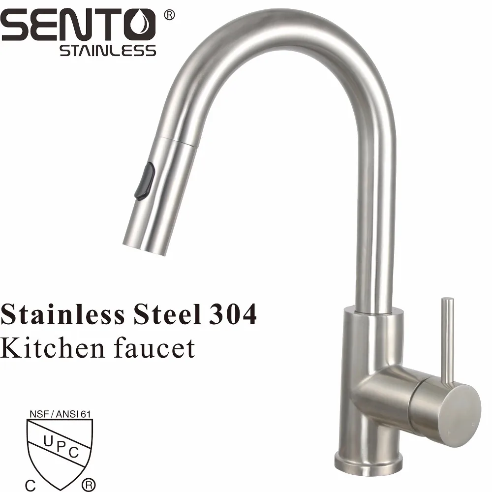 Sanitary Faucet Manufacturers Upc Pull Down Sink Faucet With Flexible