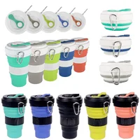 

Collapsible Travel Cup 19oz Reusable Coffee Cup Portable Silicone Folding Camping Cup