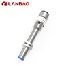 LANBAO Standard function series cylindrical M12 connector proximity sensor switch ip67 inductive sensor price