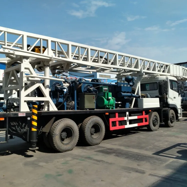 132kw 1630kn Diesel Engine Driven 300m Water Well Drilling Rig Machine