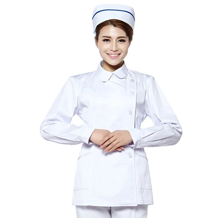 

Factory custom nurse uniform garment poly/cotton hospital nursing uniforms design long sleeve medical uniforms for nurses