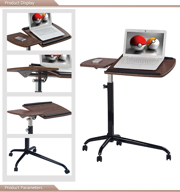 Portable Laptop Desk Stand With Wheel View Laptop Stand Lonshine
