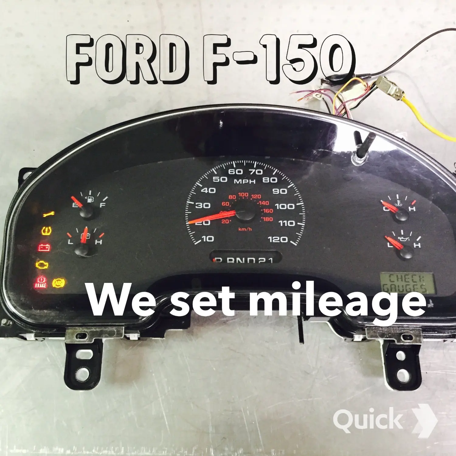 Instrument Cluster Ford F150