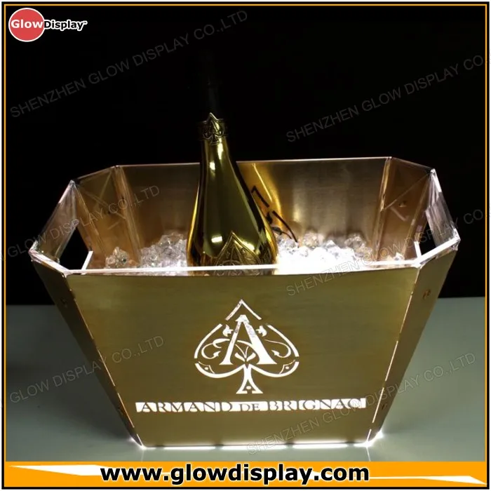 

GlowDisplay Armand De Brignac Champagne Ace Of Spades Gold Ice Bucket